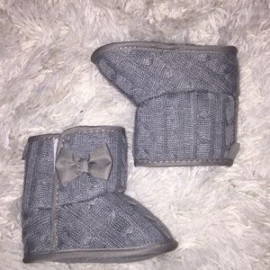New Baby Sweater Boots with Fleece Lining Size 2